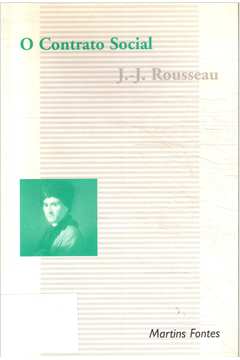 Livro Filosofia O Contrato Social De J J Rousseau Pela Martins