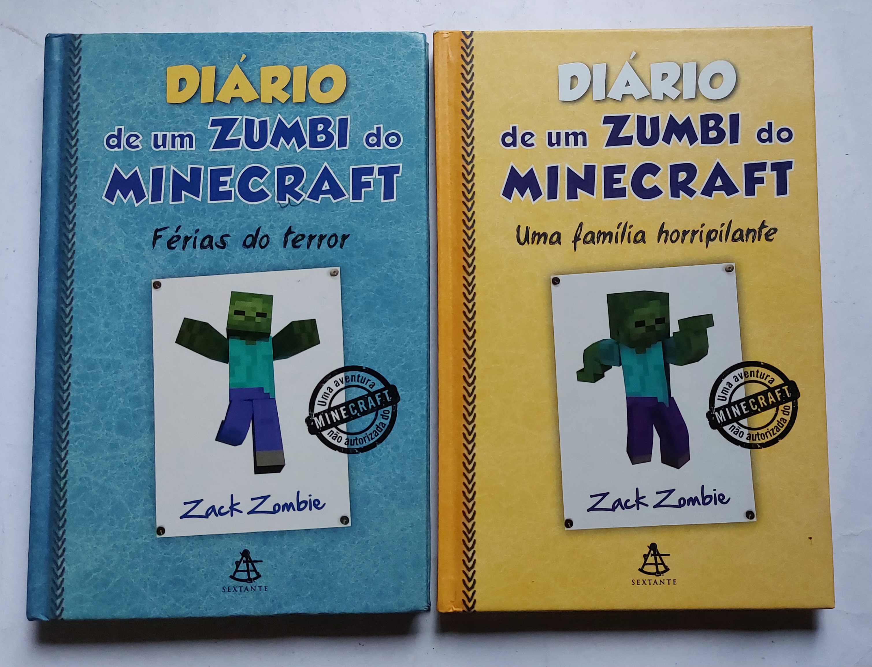 Livro Diário De Um Zumbi Do Minecraft: Férias Do Terror + Uma Família ...