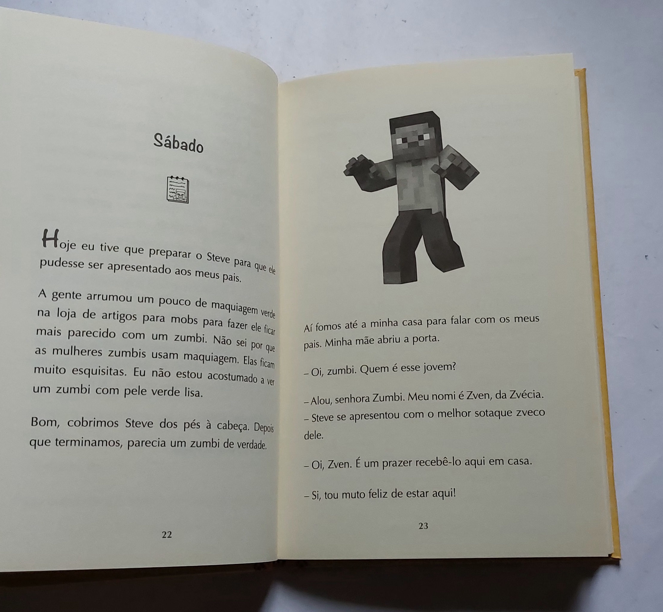 Livro Diário De Um Zumbi Do Minecraft: Férias Do Terror + Uma Família ...